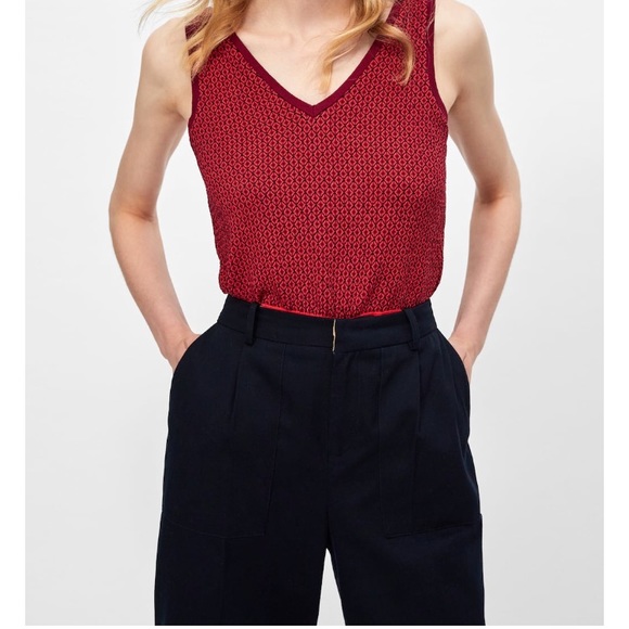 ZARA Wide Leg Pants - Picture 5 of 8